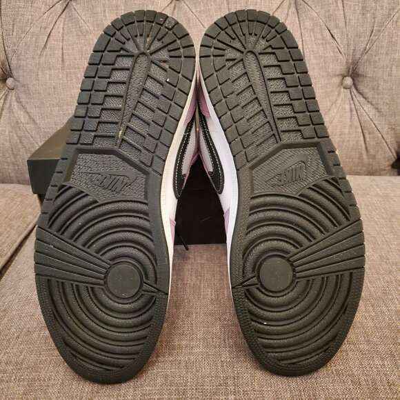 Air Jordan 1 Low Men's Size 12 Violet Shock Purple Black w Box - Picture 12 of 16